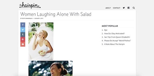 Stock Photos Women Hairpin Salad Photo