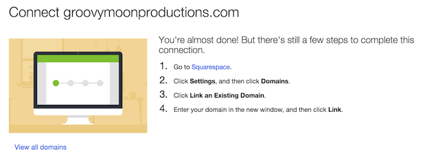 Connect to SquareSpace