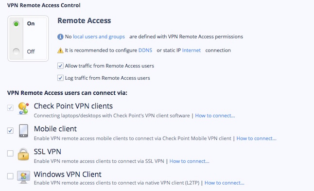 check point how to check vpn client version