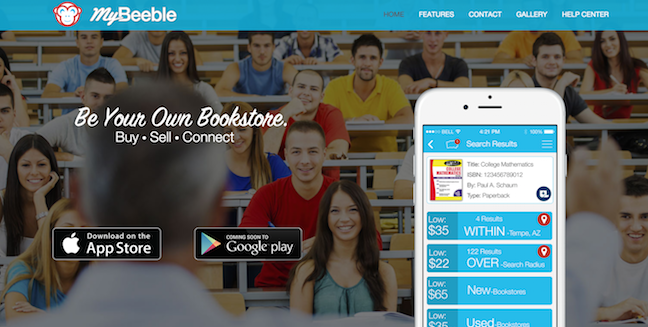 The MyBeeble app is available for iOS and is in development for Android.