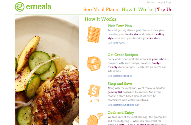 Emeals Website Content