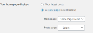 Create WooCommerce Pages Home