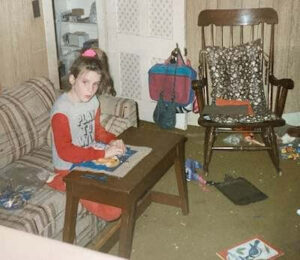 Kelly Dempsey as a child
