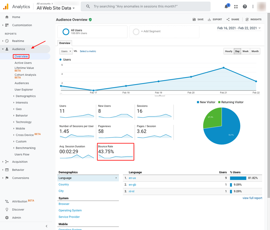 Website Optimization Analysis