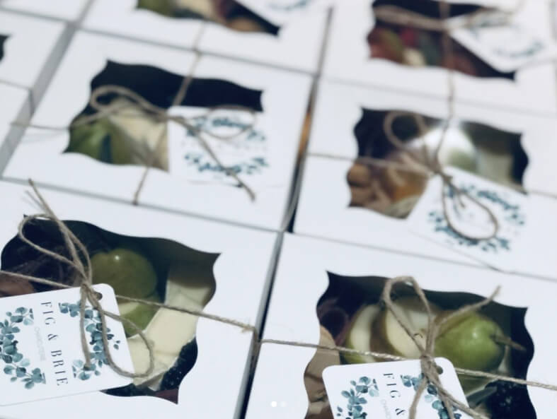 Fig & Brie to-go boxes