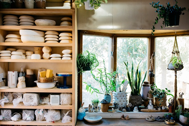 Products organized onto shelves