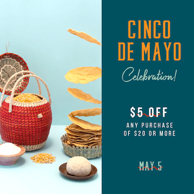 GoDaddy Studio templates made for a Cinco de Mayo celebration