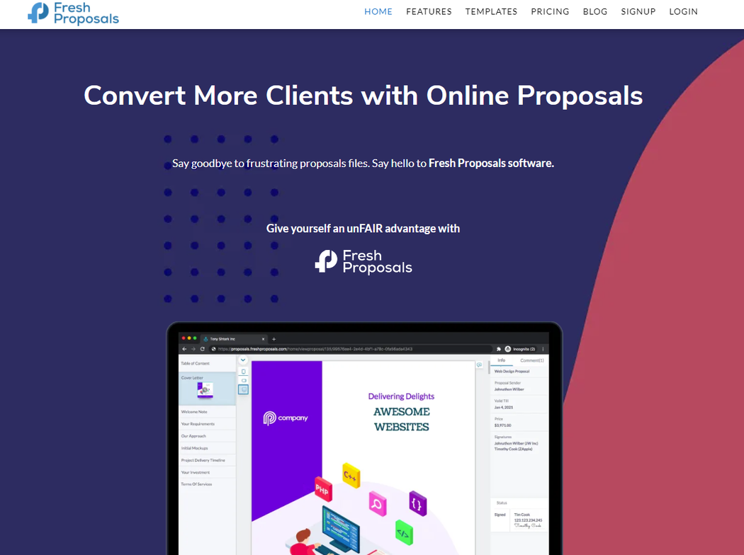 Fresh Proposals Content Tools for Web Developers & Designers