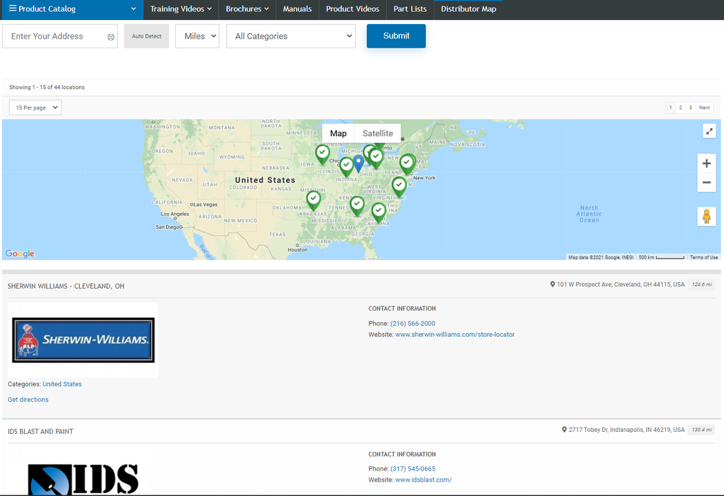 HTML to WordPress Distributor Map