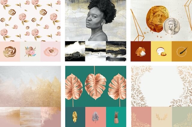 Elegant graphics from GoDaddy Studio