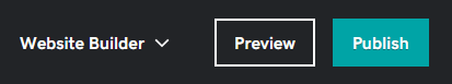 Publish button for GoDaddy Online Store