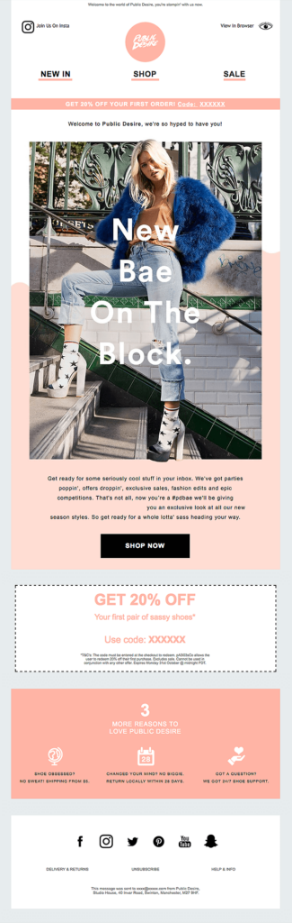 Public Desire Coupon Code