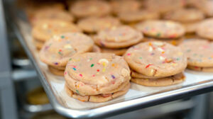 cookies on a pan