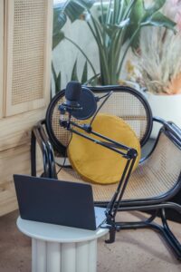 Improvised video recording setup