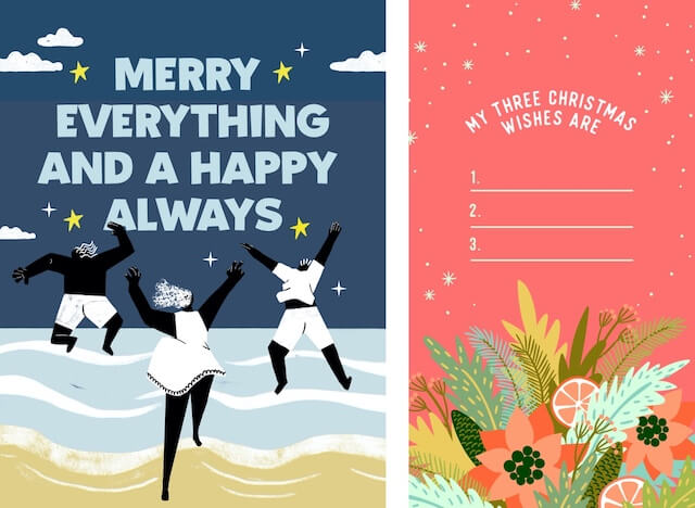 Holiday designs by Gleydson De Lima in GoDaddy Studio