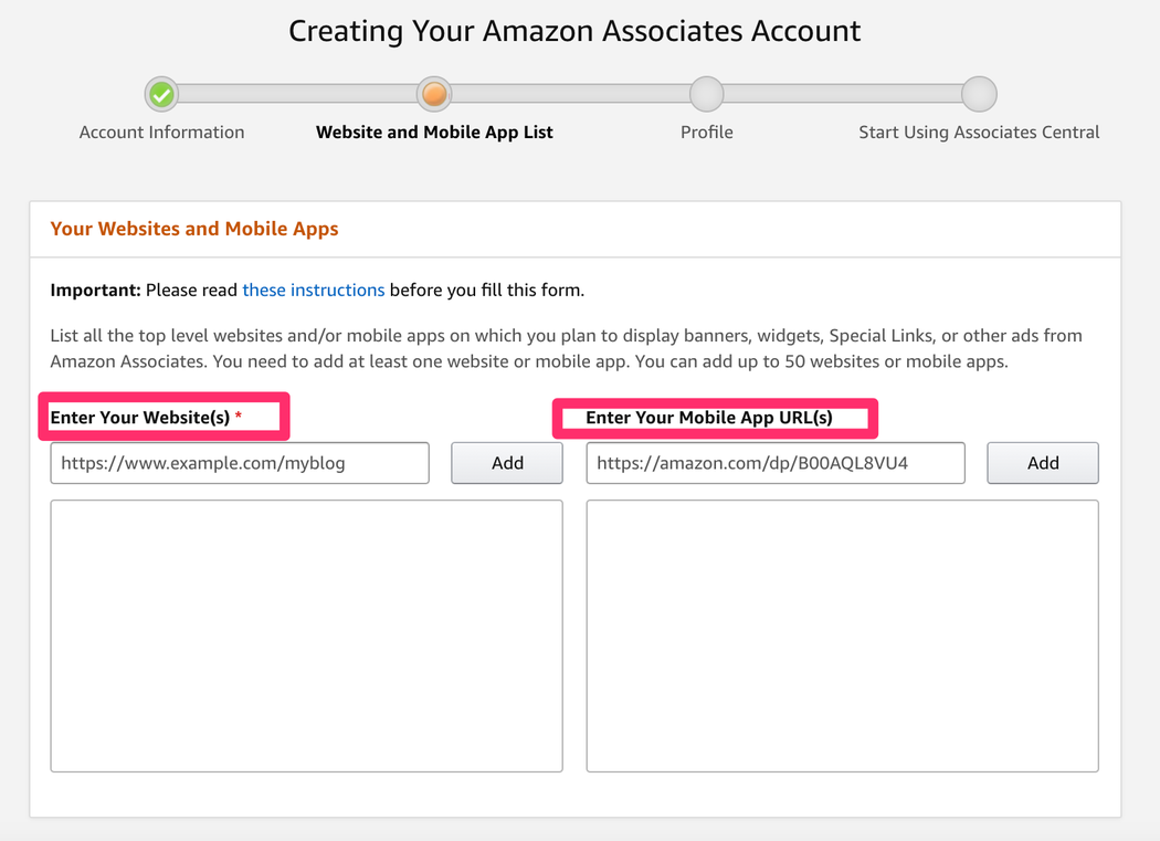 amazon affiliate program