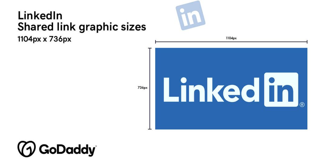 Linkedin shared link graphic sizes