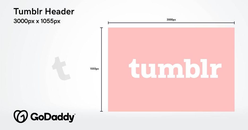 Tumblr header size