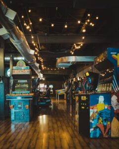 An arcade full of machines