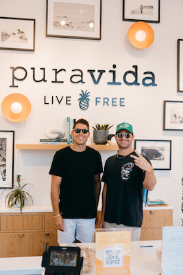 Paul and Griffin of Pura Vida