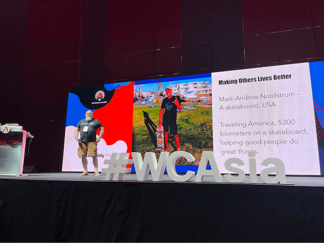 Topher DeRosia at WC Asia 2023
