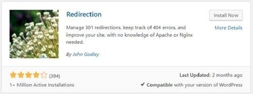 301 Redirects WordPress Redirection Plugin