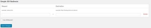 301 Redirects WordPress Simple Plugin Add New