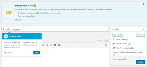 Add Product WooCommerce