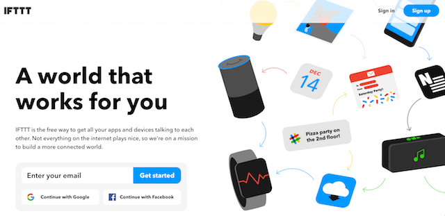 Automate Your Home Business IFTTT