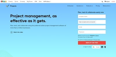 Best Project Management Software Zoho Projects