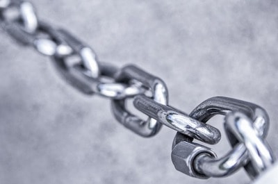 Chain Links Represent Inbound Links for Domain Authority]