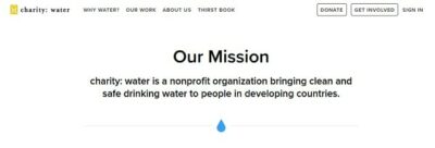 Defining Company Values Charity Water