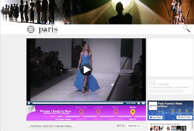 Domain Extensions Paris Fashion Week