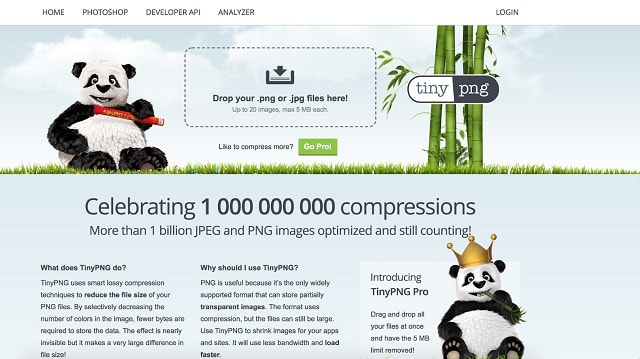 eCommerce Product Pages Compression