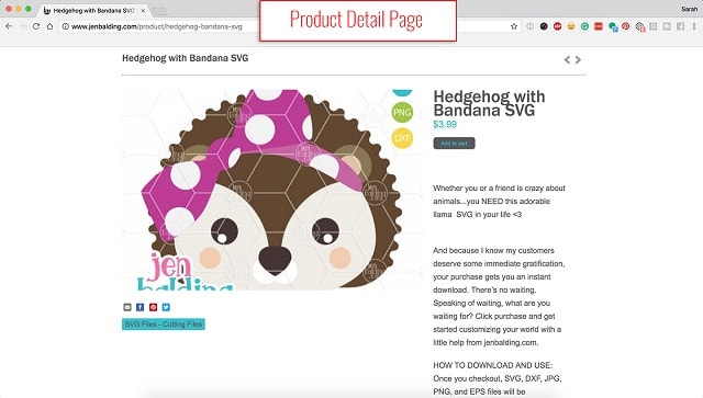 eCommerce Website Design Hedgehog