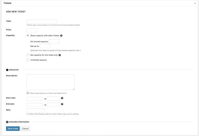 Event Booking With WordPress Tickets
