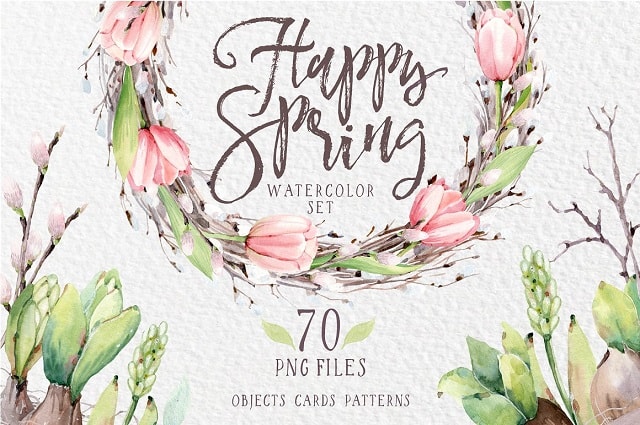 Fashion Lookbook Happy Spring Collection Creative Market