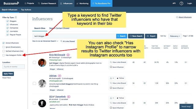 Find Brand Influencers Accounts