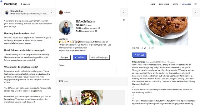 Find Brand Influencers FitFoodieFinds