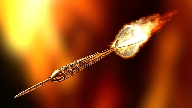 Flaming Dart Illustrates Cyber Security Threats