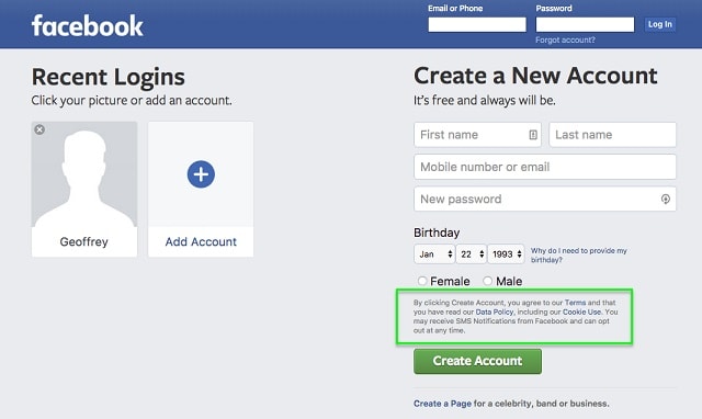 GDPR and eCommerce Facebook