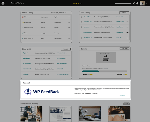 GoDaddy Pro - Featured