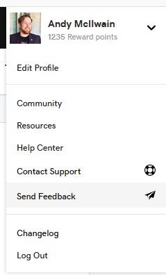 Send feedback through GoDaddy Pro