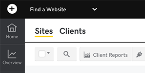 New tab navigation in GoDaddy Pro Sites