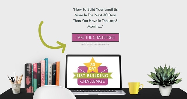 Fai crescere la tua lista di e-mail Rich Babe Challenge