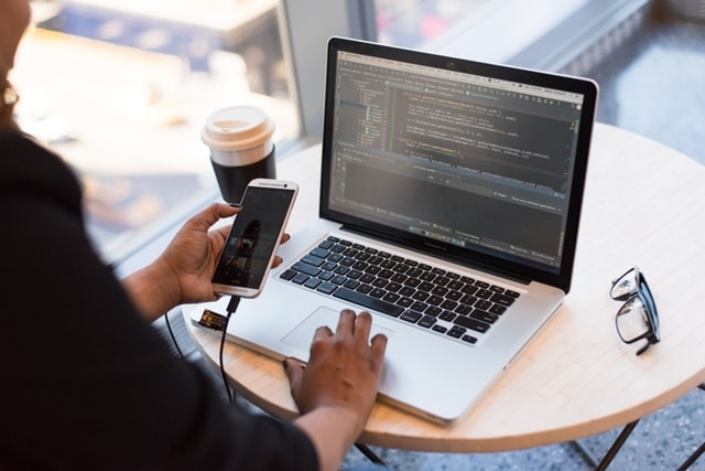 How To Become A Freelance Web Developer Typing Code