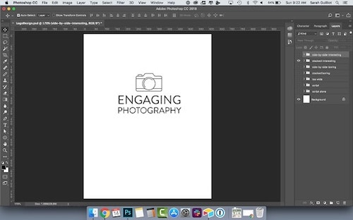 best font size for logo