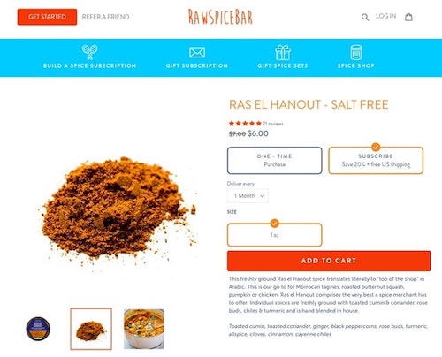 How to write product descriptions Spice