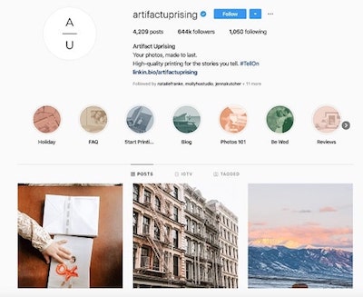Instagram Marketing Strategy Artifactuprising