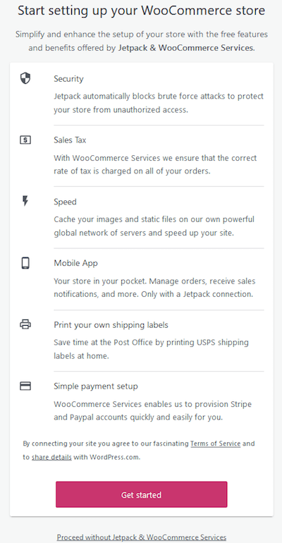 Jetpack WooCommerce